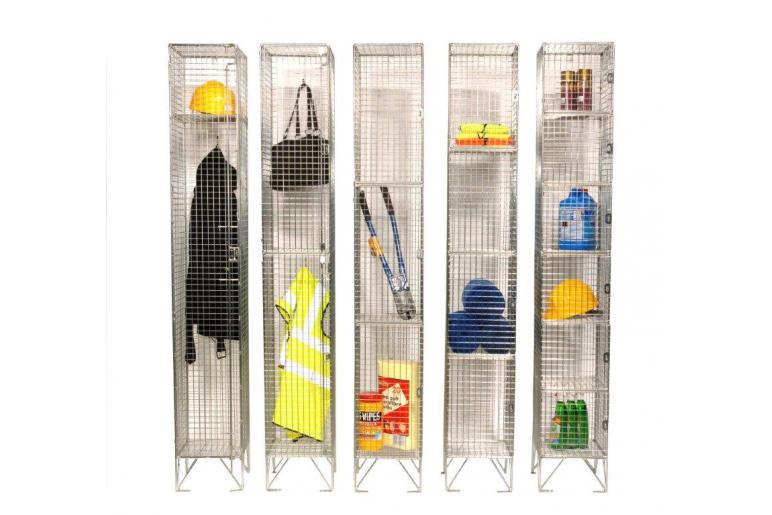 Wire mesh lockers and cupboards MeshSTOR