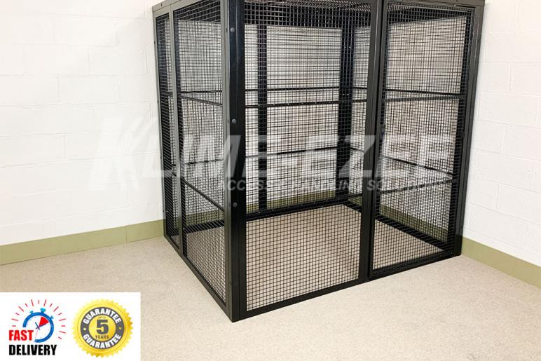 FORTRESS Lockable 1" x 1" Mesh Cages MeshSTOR