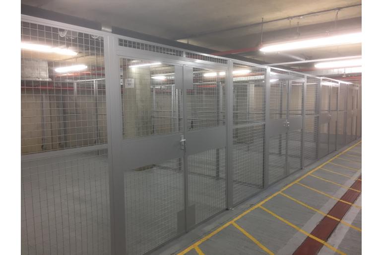 Self Contained Departmental Mesh Caged Partitioning MeshSTOR