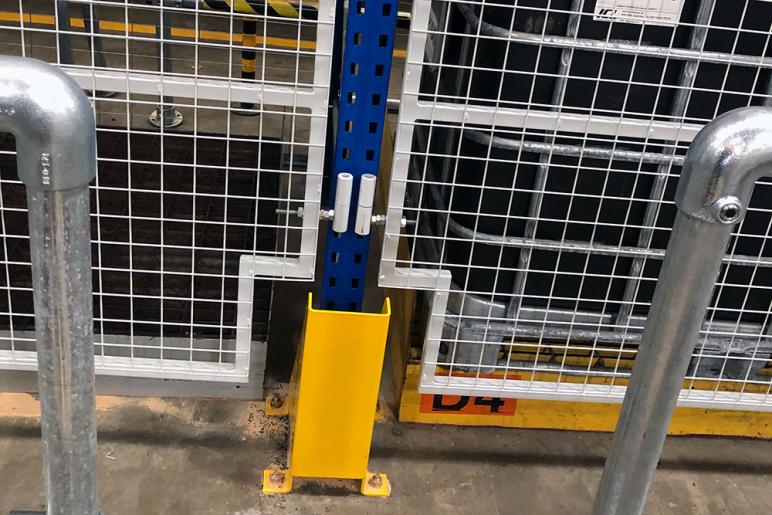 Water treatment company takes steps to protect staff walkway and pallet ...