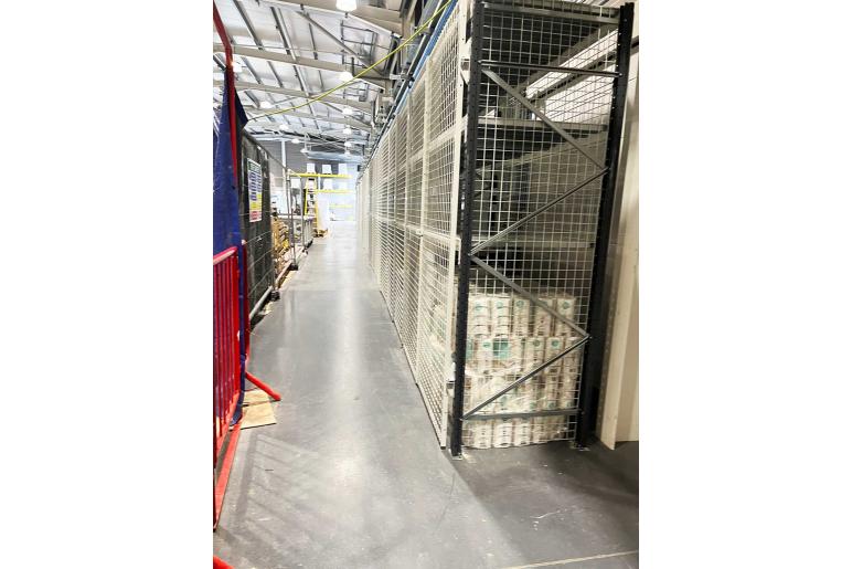 Design and Service Company uses longspan shelving with lockable doors
