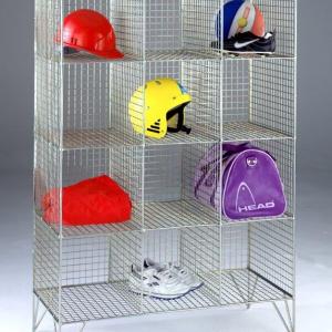 Security mesh longspan shelving & racking with lockable doors | MeshSTOR